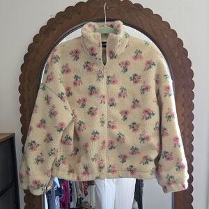 Floral Sherpa Jacket